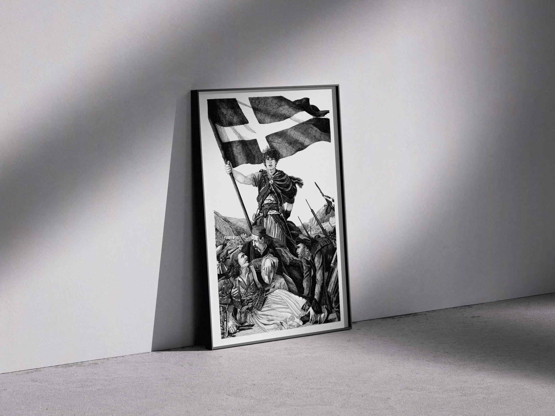 LES GRECS - Indépendance de la Grèce – Édition limitée sur papier d’art / 30 x 40 cm