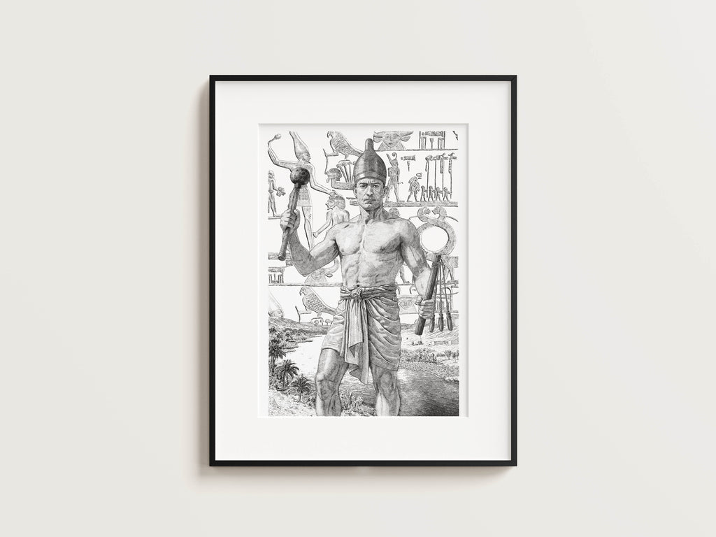 LES ÉGYPTIENS - Narmer – Édition limitée sur papier d’art / 30 x 40 cm
