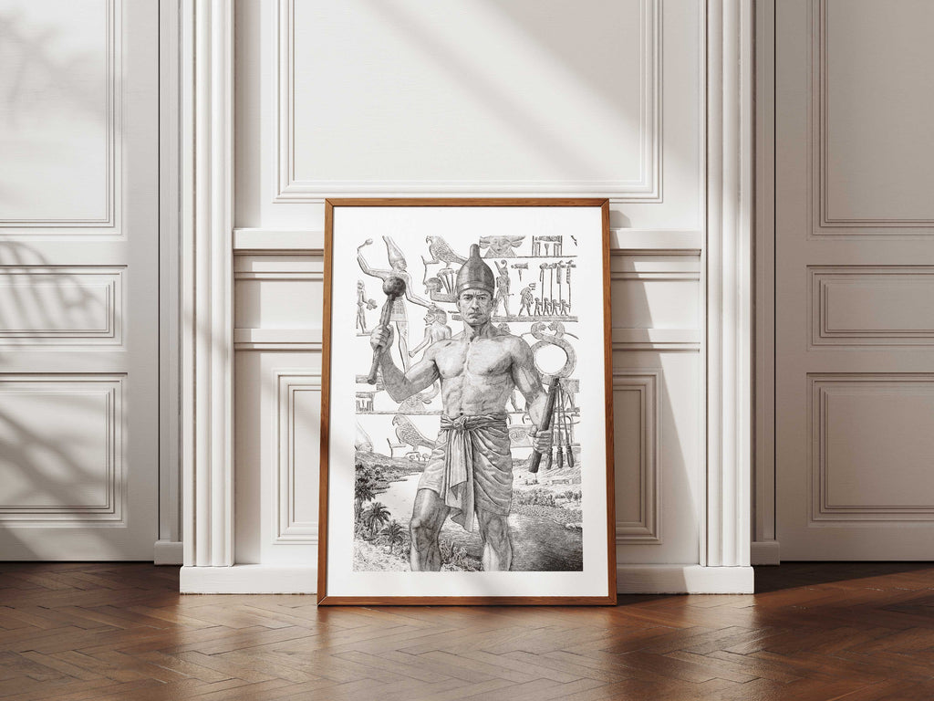 LES ÉGYPTIENS - Narmer – Édition limitée sur papier d’art / 30 x 40 cm
