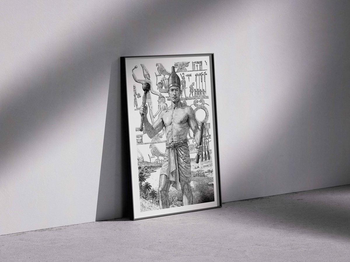 LES ÉGYPTIENS - Narmer – Édition limitée sur papier d’art / 30 x 40 cm