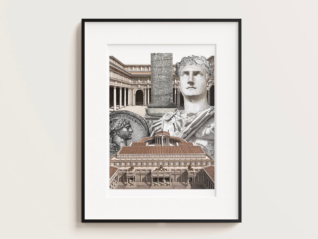 Le Forum de Trajan – Édition limitée sur papier d’art / 30 x 40 cm