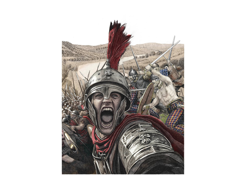 Battaille de l'Allia – Édition limitée sur papier d’art / 30 x 40 cm