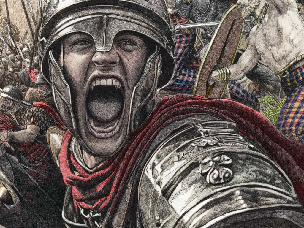 Battaille de l'Allia – Édition limitée sur papier d’art / 30 x 40 cm