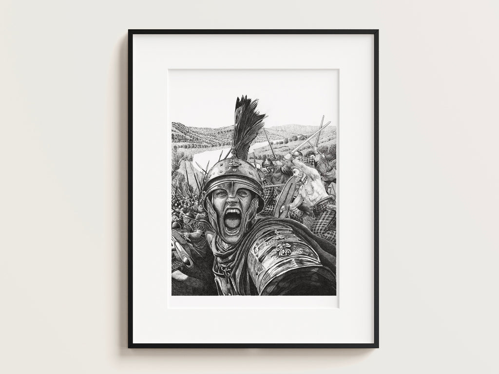 Battaille de l'Allia – Édition limitée sur papier d’art / 30 x 40 cm