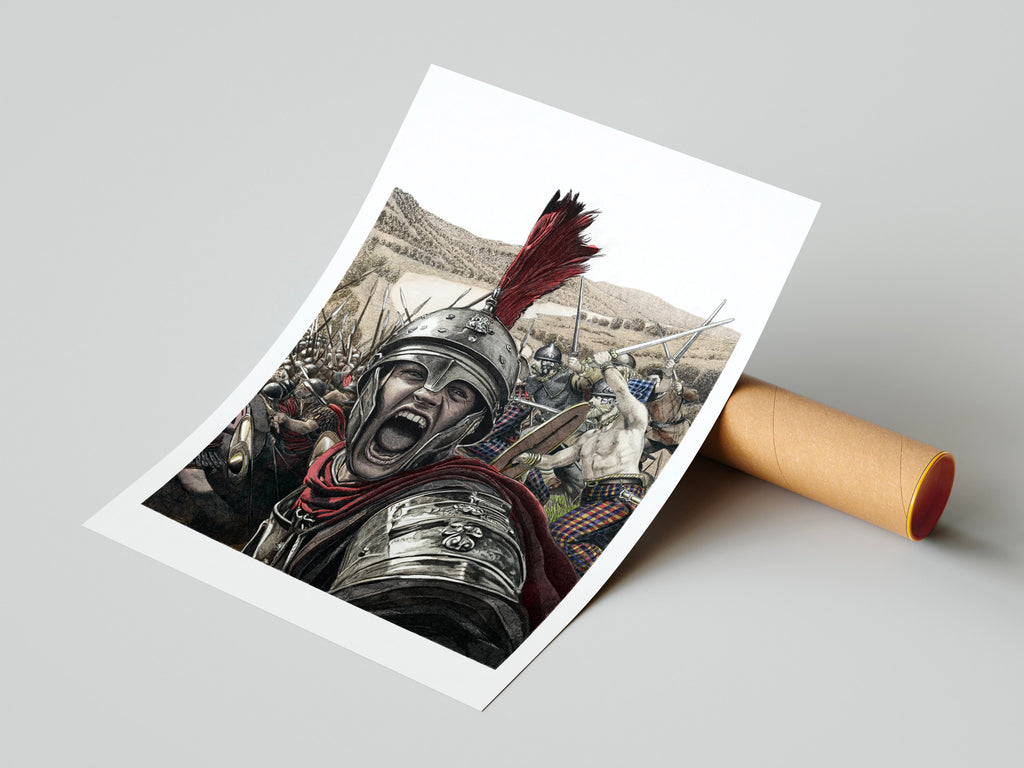 Battaille de l'Allia – Édition limitée sur papier d’art / 30 x 40 cm