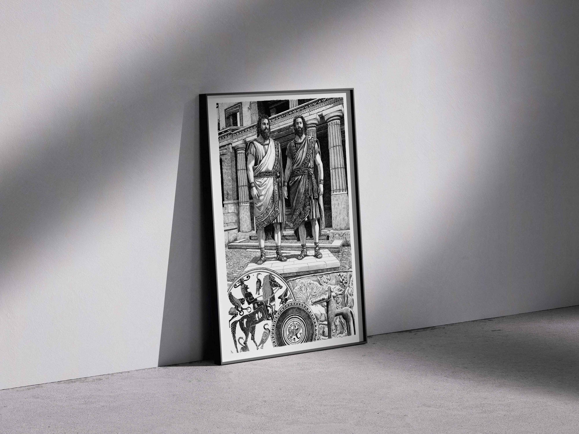 LES GRECS - Sparte – Édition limitée sur papier d’art / 30 x 40 cm