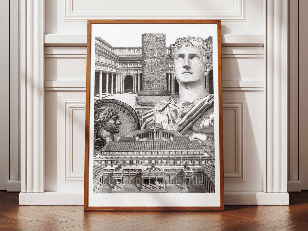 Le Forum de Trajan – Édition limitée sur papier d’art / 30 x 40 cm