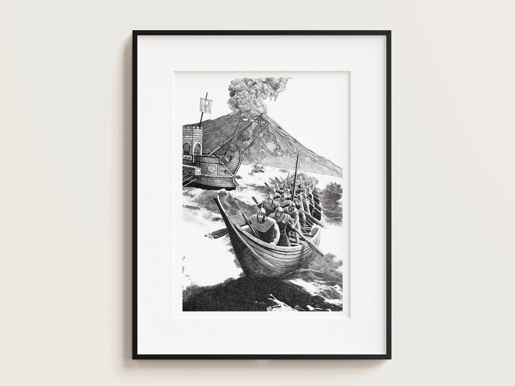 La conquête de la Sicile – Édition limitée sur papier d’art / 30 x 40 cm