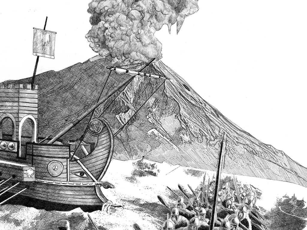 La conquête de la Sicile – Édition limitée sur papier d’art / 30 x 40 cm