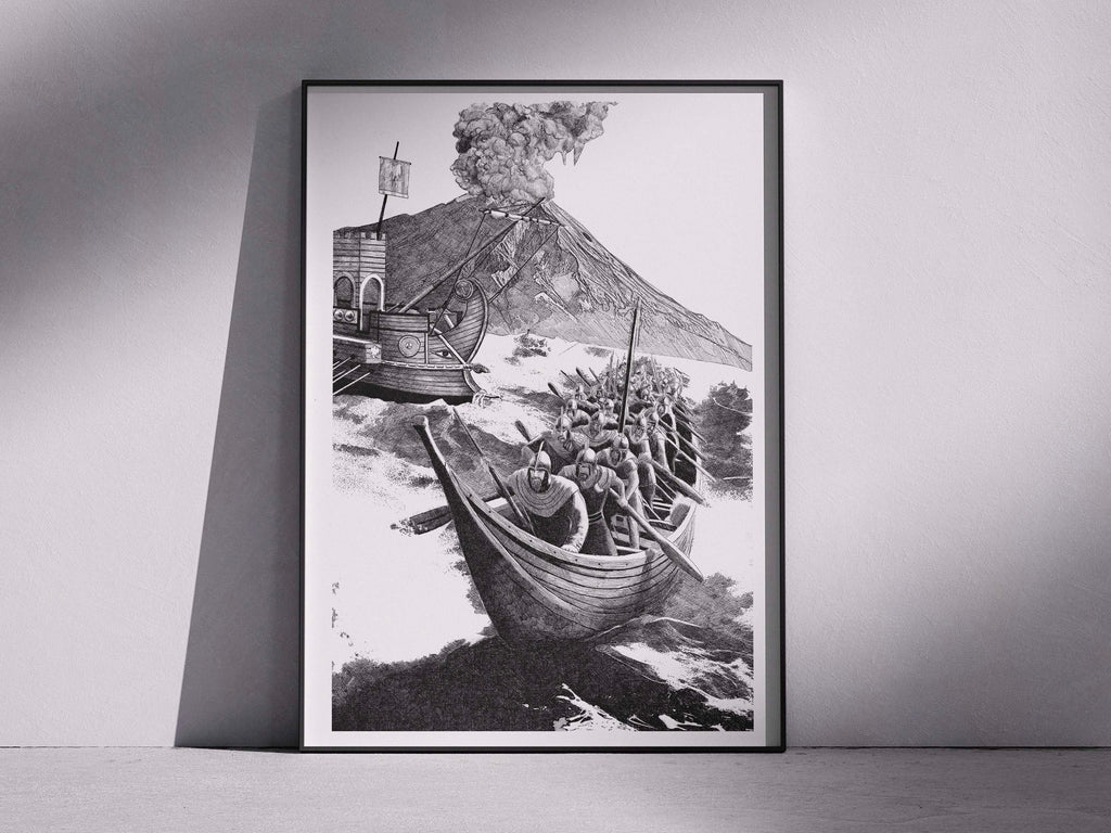 La conquête de la Sicile – Édition limitée sur papier d’art / 30 x 40 cm