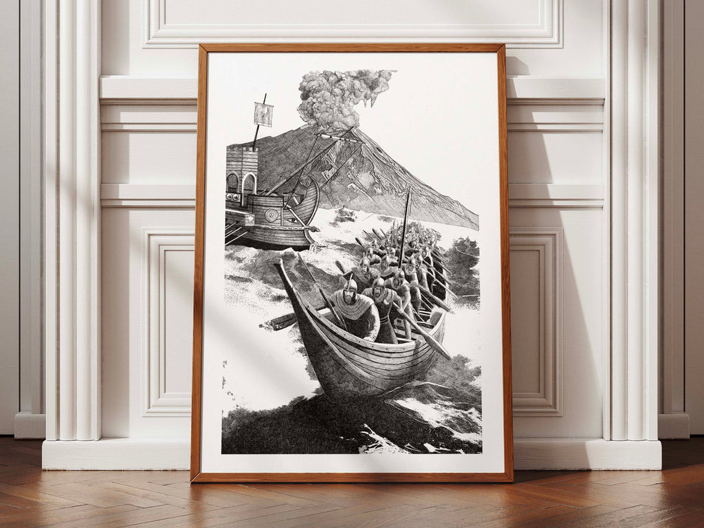 La conquête de la Sicile – Édition limitée sur papier d’art / 30 x 40 cm