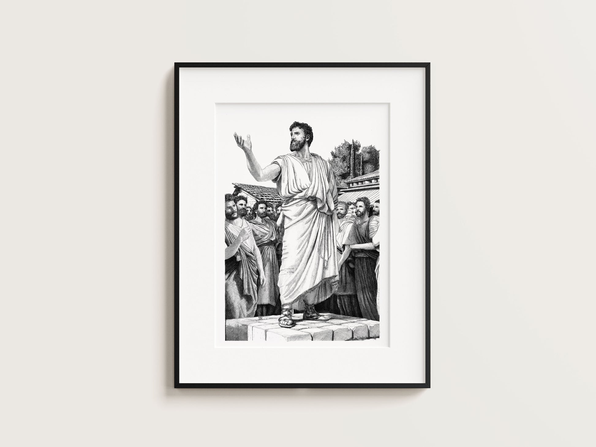 LES GRECS - Clisthène – Édition limitée sur papier d’art / 30 x 40 cm