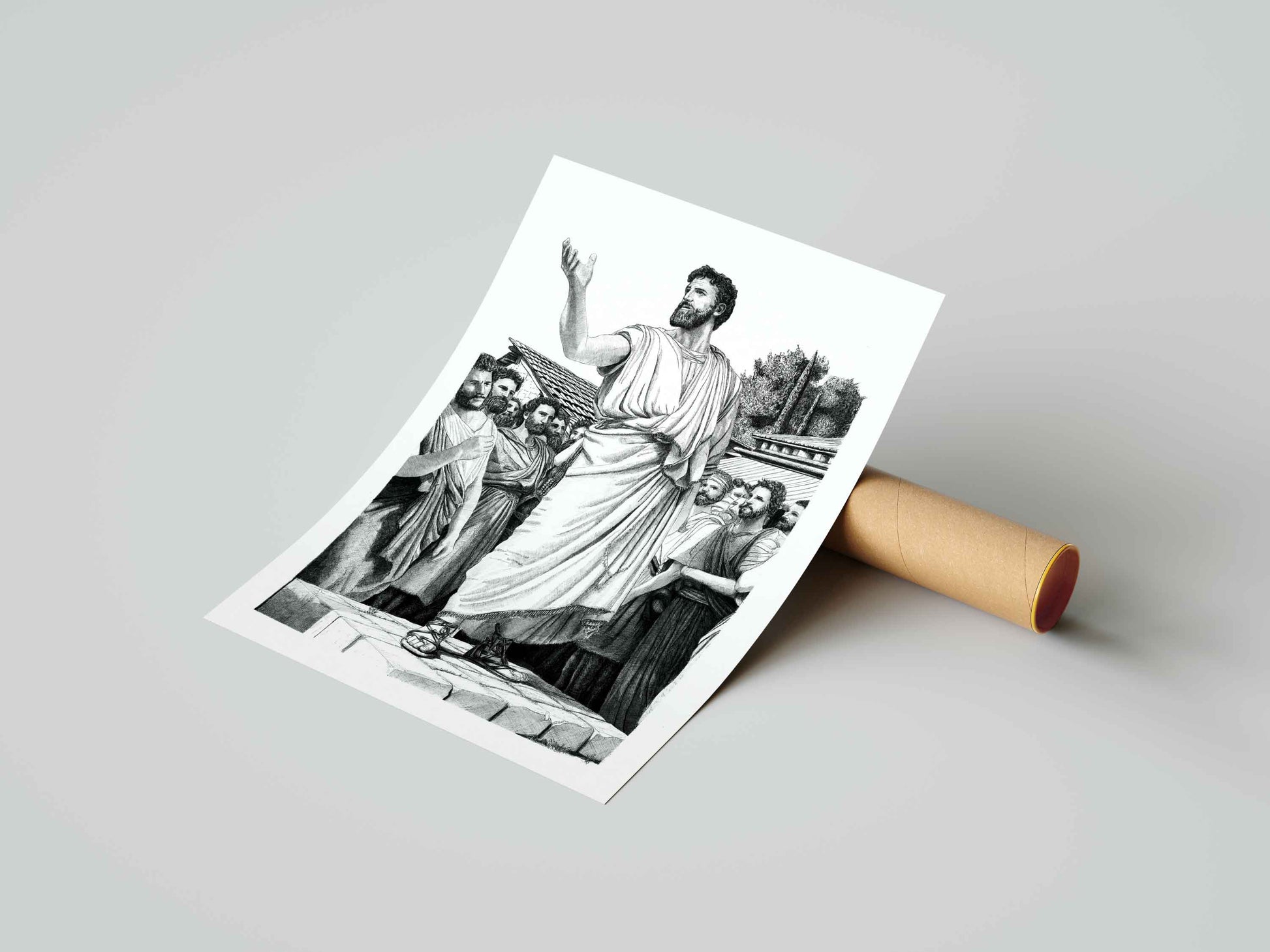 LES GRECS - Clisthène – Édition limitée sur papier d’art / 30 x 40 cm