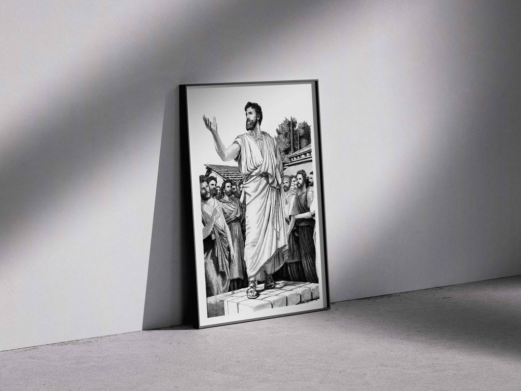 LES GRECS - Clisthène – Édition limitée sur papier d’art / 30 x 40 cm