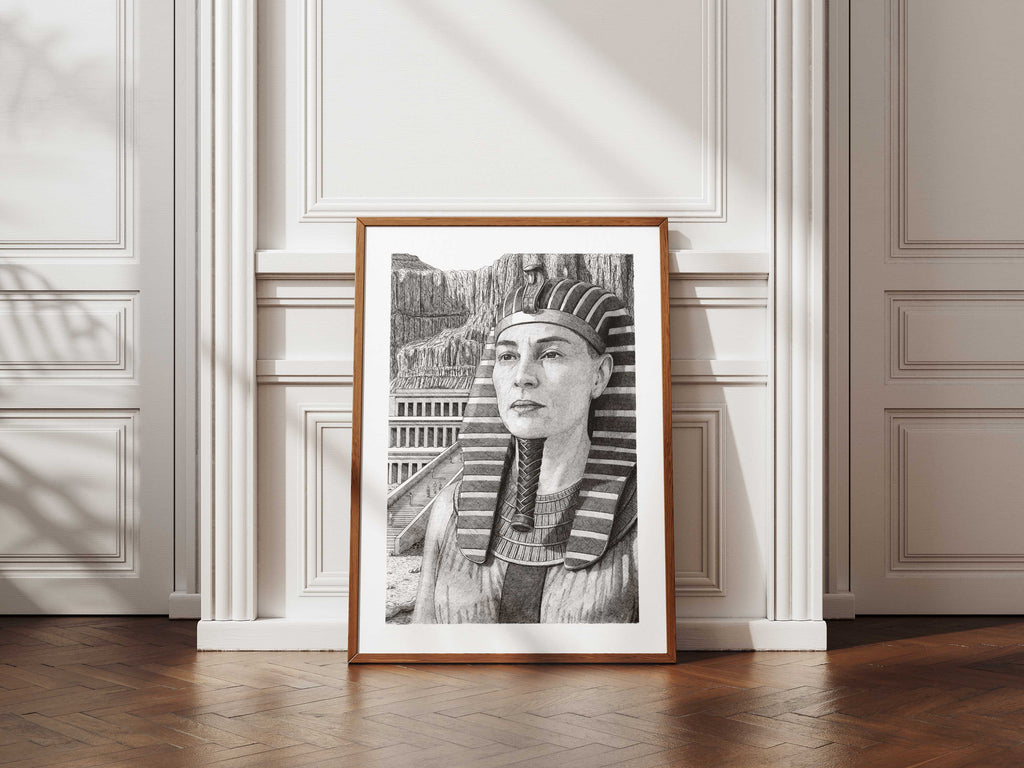 LES ÉGYPTIENS - Hatchepsout – Édition limitée sur papier d’art / 30 x 40 cm