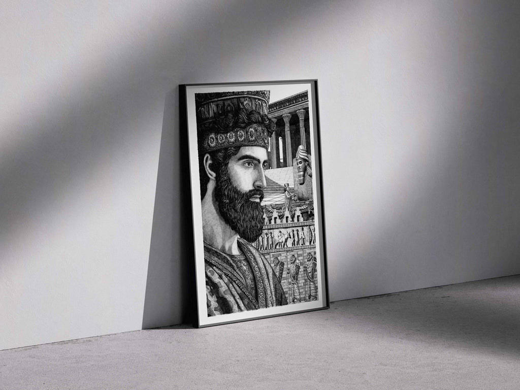 LES GRECS - Darius de Perse – Édition limitée sur papier d’art / 30 x 40 cm