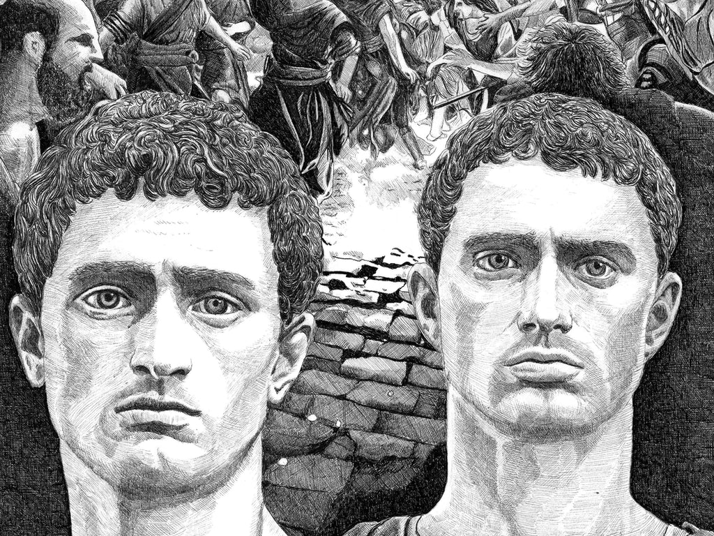 Les Gracques – Édition limitée sur papier d’art / 30 x 40 cm