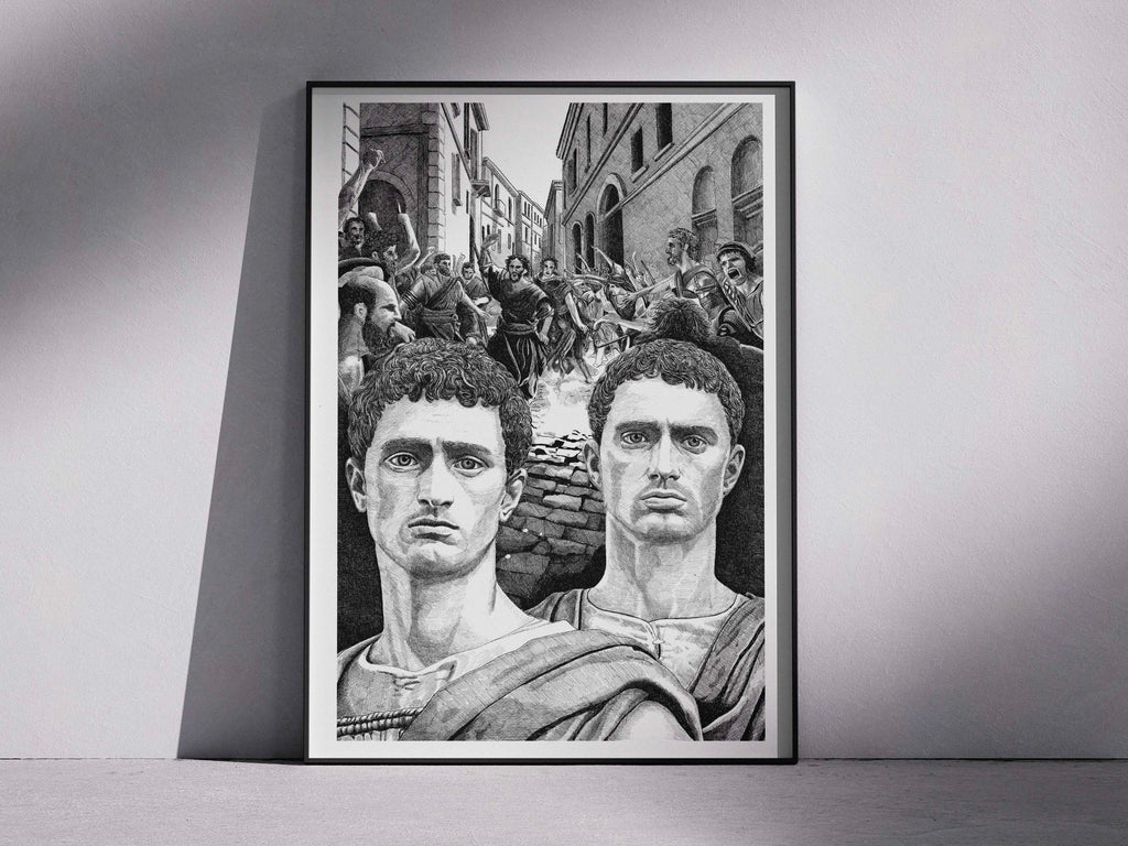 Les Gracques – Édition limitée sur papier d’art / 30 x 40 cm