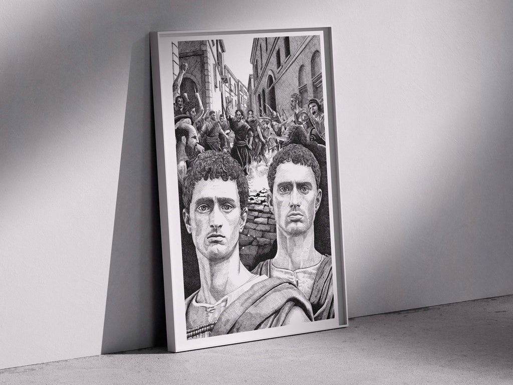 Les Gracques – Édition limitée sur papier d’art / 30 x 40 cm