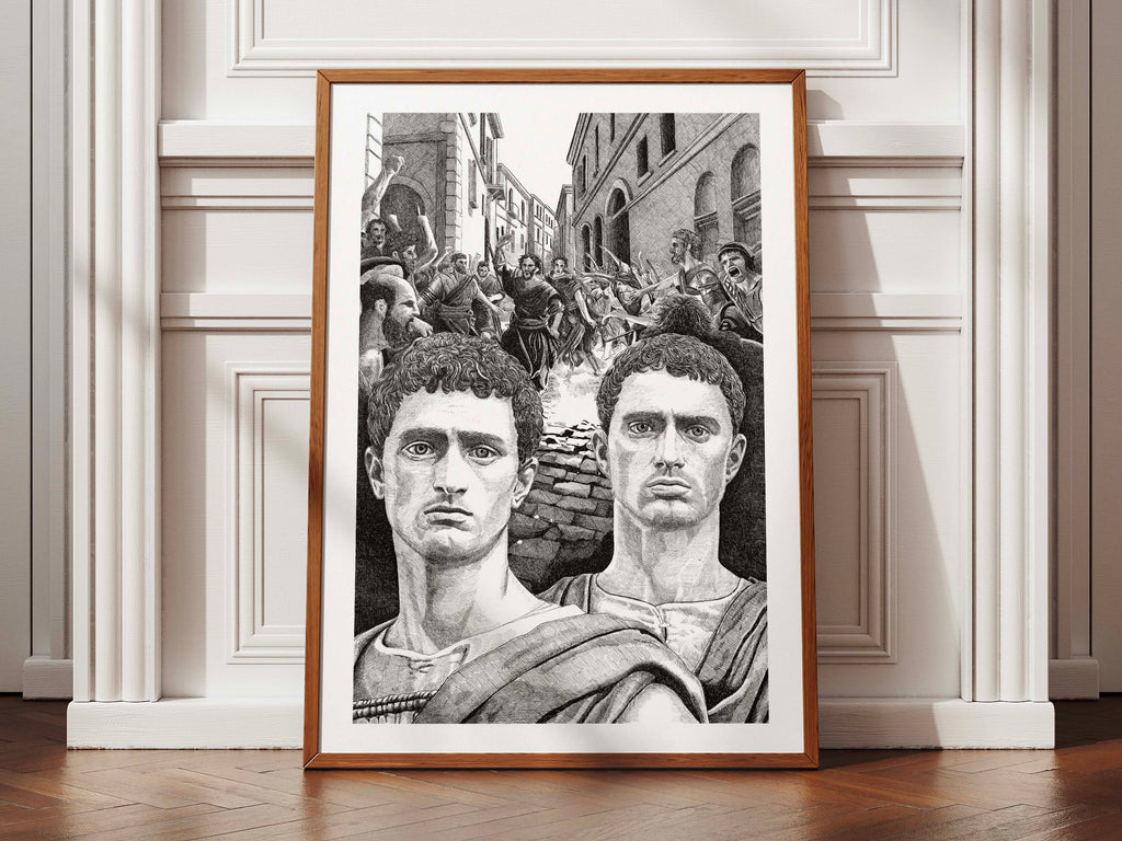 Les Gracques – Édition limitée sur papier d’art / 30 x 40 cm