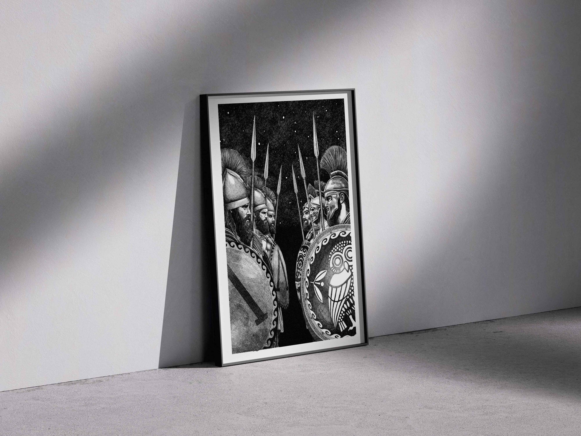 LES GRECS - La guerre du Péloponnèse – Édition limitée sur papier d’art / 30 x 40 cm