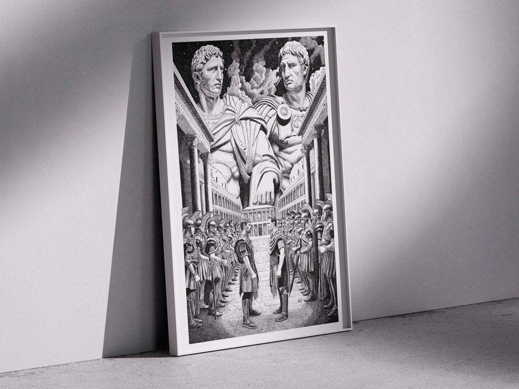 Sylla et Pompée – Édition limitée sur papier d’art / 30 x 40 cm