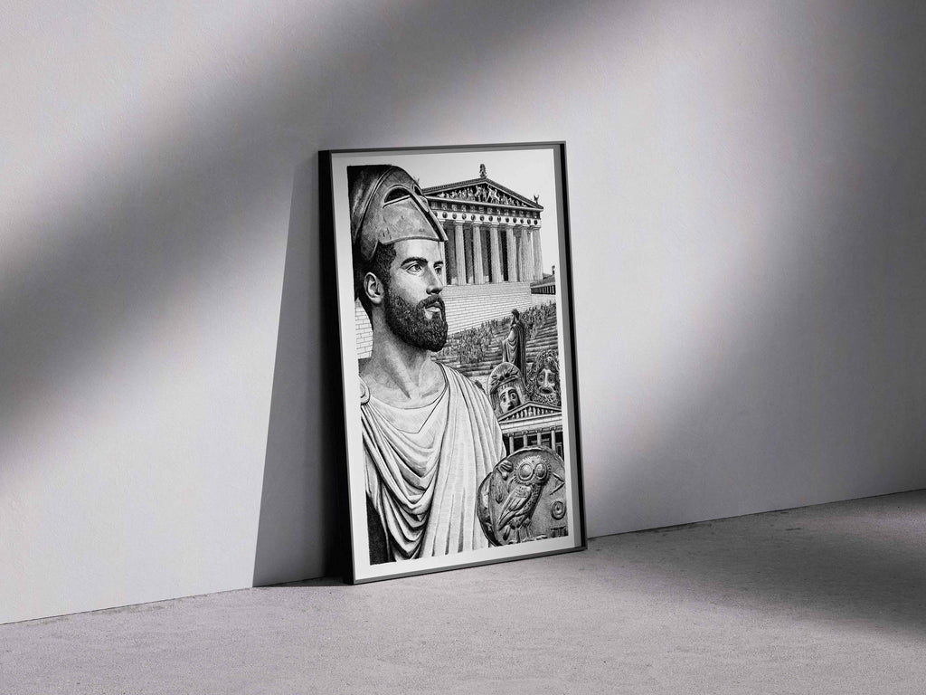 LES GRECS - L’âge d’or d’Athènes – Édition limitée sur papier d’art / 30 x 40 cm