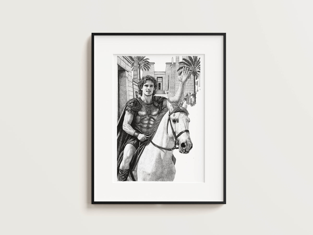 LES ÉGYPTIENS - Alexandre en Égypte – Édition limitée sur papier d’art / 30 x 40 cm