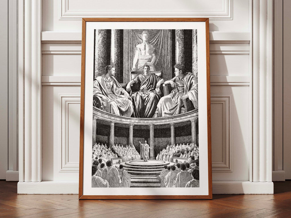 Le Triumvirat – Édition limitée sur papier d’art / 30 x 40 cm