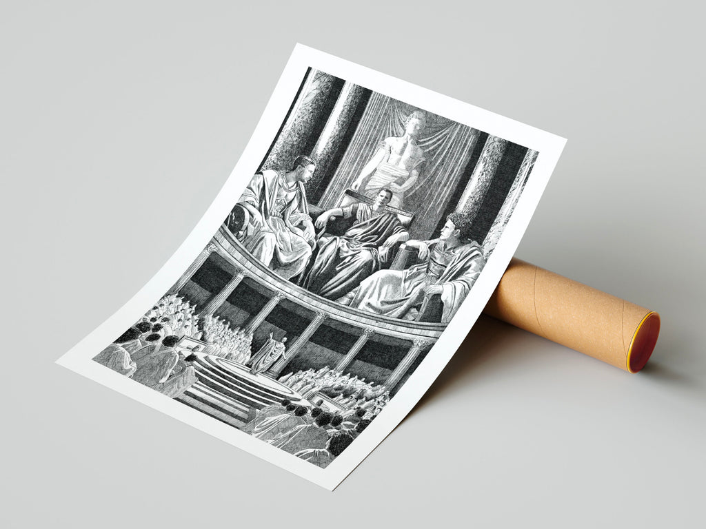 Le Triumvirat – Édition limitée sur papier d’art / 30 x 40 cm